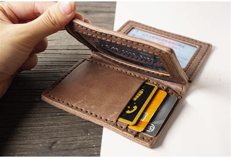 leather rfid card wallets|main street forge leather wallet.